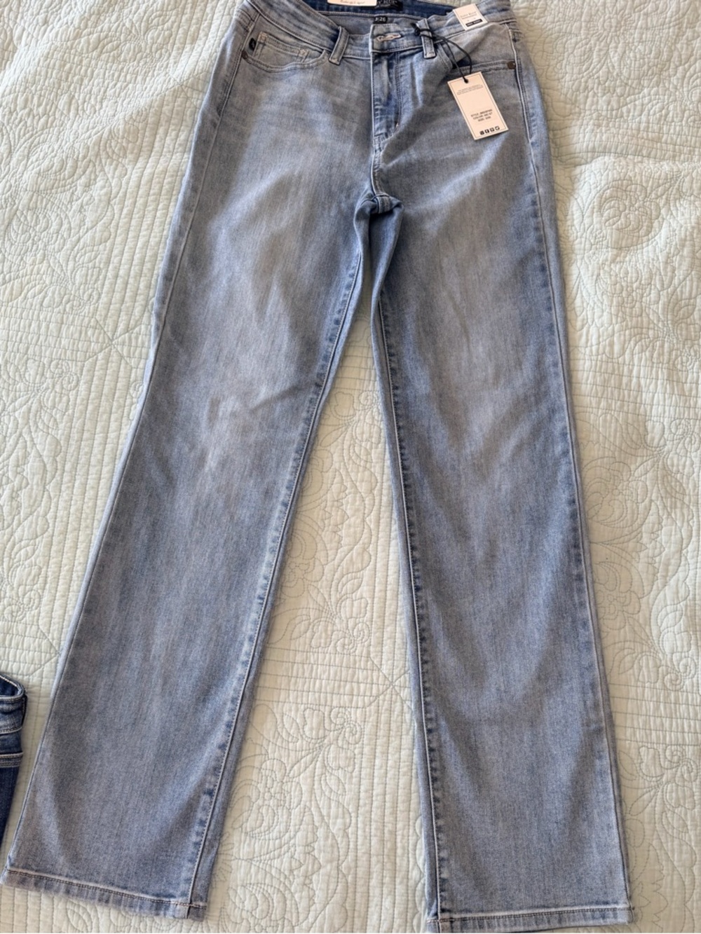 Judy Blue Light Blue High Waist 90s straight Jeans #2